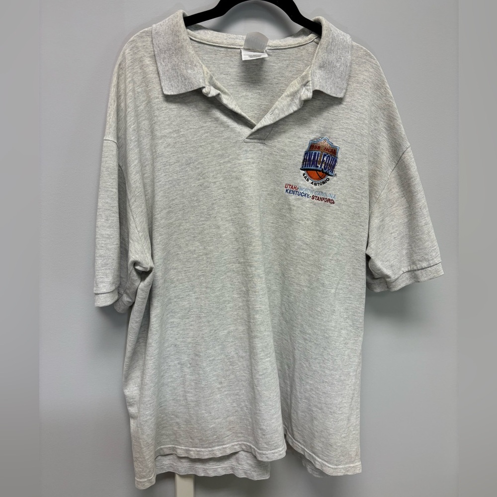 1998 NCAA Final Four San Antonio Short Sleeve Polo Shirt Vintage XL